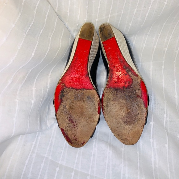 Christian Louboutin Patent Leather Espadrilles - Picture 7 of 8